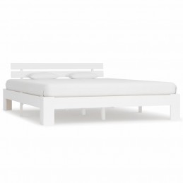 Acquista Giroletto Bianco in Legno Massello di Pino 160x200 cm con riferimento GHV-283158 della ditta GARDENHOME
