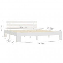 Acquista Giroletto Bianco in Legno Massello di Pino 160x200 cm con riferimento GHV-283158 della ditta GARDENHOME
