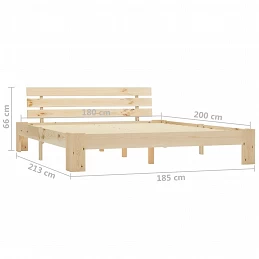 Acquista Giroletto in Legno Massello di Pino 180x200 cm con riferimento GHV-283165 della ditta GARDENHOME