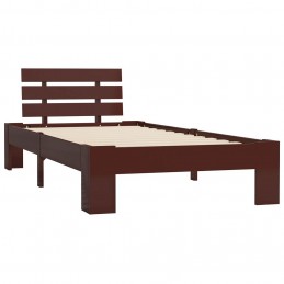 Acquista Giroletto Marrone Scuro in Legno Massello di Pino 100x200 cm con riferimento GHV-283173 della ditta GARDENHOME