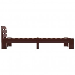 Acquista Giroletto Marrone Scuro in Legno Massello di Pino 100x200 cm con riferimento GHV-283173 della ditta GARDENHOME