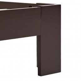 Acquista Giroletto Marrone Scuro in Legno Massello di Pino 100x200 cm con riferimento GHV-283173 della ditta GARDENHOME