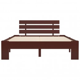 Acquista Giroletto Marrone Scuro in Legno Massello di Pino 120x200 cm con riferimento GHV-283174 della ditta GARDENHOME