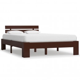 Acquista Giroletto Marrone Scuro in Legno Massello di Pino 140x200 cm con riferimento GHV-283175 della ditta GARDENHOME