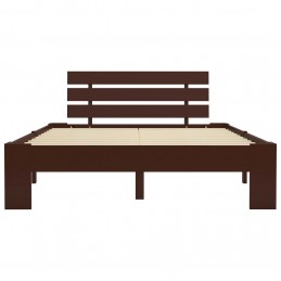 Acquista Giroletto Marrone Scuro in Legno Massello di Pino 140x200 cm con riferimento GHV-283175 della ditta GARDENHOME