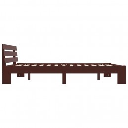 Acquista Giroletto Marrone Scuro in Legno Massello di Pino 160x200 cm con riferimento GHV-283176 della ditta GARDENHOME