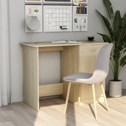 Acquista Scrivania Rovere Sonoma 100x50x76 cm in Truciolato con riferimento GHV-801083 della ditta GARDENHOME