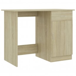 Acquista Scrivania Rovere Sonoma 100x50x76 cm in Truciolato con riferimento GHV-801083 della ditta GARDENHOME