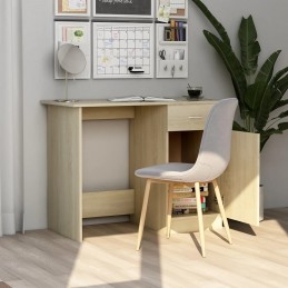 Acquista Scrivania Rovere Sonoma 100x50x76 cm in Truciolato con riferimento GHV-801083 della ditta GARDENHOME