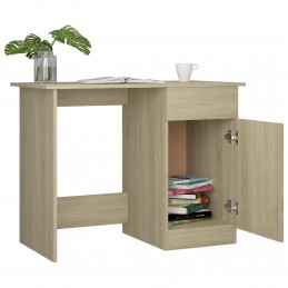 Acquista Scrivania Rovere Sonoma 100x50x76 cm in Truciolato con riferimento GHV-801083 della ditta GARDENHOME