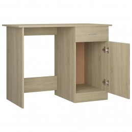 Acquista Scrivania Rovere Sonoma 100x50x76 cm in Truciolato con riferimento GHV-801083 della ditta GARDENHOME