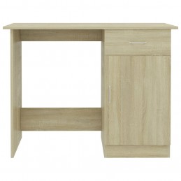 Acquista Scrivania Rovere Sonoma 100x50x76 cm in Truciolato con riferimento GHV-801083 della ditta GARDENHOME