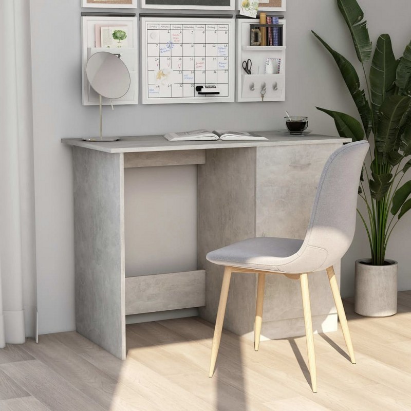 Acquista Scrivania Grigio Cemento 100x50x76 cm in Truciolato con riferimento GHV-801084 della ditta GARDENHOME