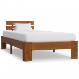 Acquista Giroletto Marrone Miele in Legno Massello di Pino 90x200 cm con riferimento GHV-283178 della ditta GARDENHOME