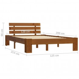 Acquista Giroletto Marrone Miele in Legno Massello di Pino 120x200 cm con riferimento GHV-283180 della ditta GARDENHOME