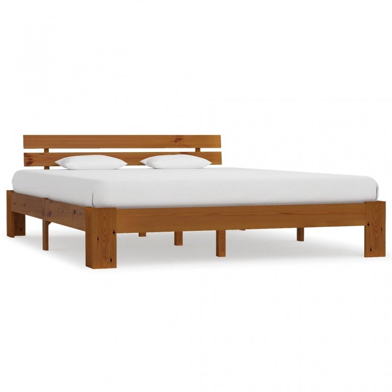 Acquista Giroletto Marrone Miele in Legno Massello di Pino 180x200 cm con riferimento GHV-283183 della ditta GARDENHOME