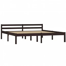 Acquista Giroletto Marrone Scuro in Legno Massello di Pino 160x200 cm con riferimento GHV-283206 della ditta GARDENHOME