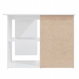 Acquista Scrivania ad Angolo Bianca 145x100x76 cm in Legno Multistrato con riferimento GHV-801089 della ditta GARDENHOME