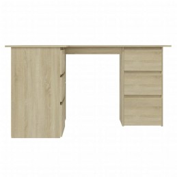 Acquista Scrivania ad Angolo Rovere Sonoma 145x100x76 cm in Truciolato con riferimento GHV-801092 della ditta GARDENHOME