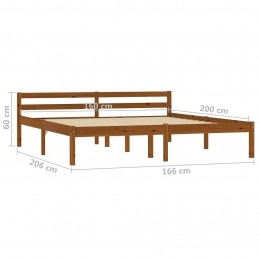 Acquista Giroletto Marrone Miele in Legno Massello di Pino 160x200 cm con riferimento GHV-283212 della ditta GARDENHOME