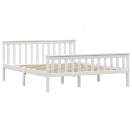 Acquista Giroletto Bianco in Legno Massello di Pino 160x200 cm con riferimento GHV-283218 della ditta GARDENHOME