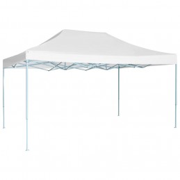 Acquista Gazebo Professionale Pieghevole 3x4m Acciaio Bianco con riferimento GHV-48898 della ditta GARDENHOME