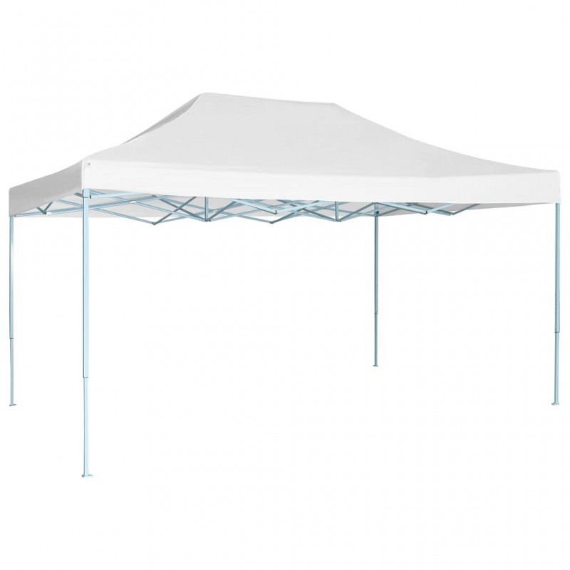 Acquista Gazebo Professionale Pieghevole 3x4m Acciaio Bianco con riferimento GHV-48898 della ditta GARDENHOME