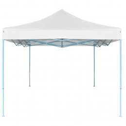 Acquista Gazebo Professionale Pieghevole 3x4m Acciaio Bianco con riferimento GHV-48898 della ditta GARDENHOME