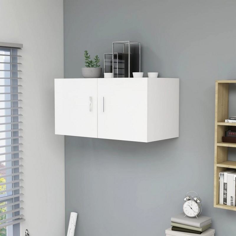 Acquista Armadietto da Parete Bianco 80x39x40 cm in Legno Multistrato con riferimento GHV-802795 della ditta GARDENHOME