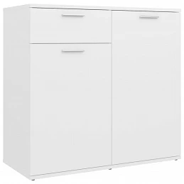 Acquista Credenza Bianca 80x36x75 cm in Legno Multistrato con riferimento GHV-805770 della ditta GARDENHOME