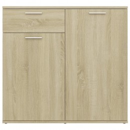 Acquista Credenza Rovere Sonoma 80x36x75 cm in Truciolato con riferimento GHV-805773 della ditta GARDENHOME