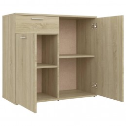 Acquista Credenza Rovere Sonoma 80x36x75 cm in Truciolato con riferimento GHV-805773 della ditta GARDENHOME