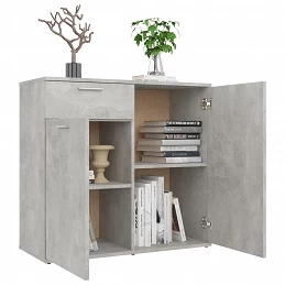 Acquista Credenza Grigio Cemento 80x36x75 cm in Truciolato con riferimento GHV-805774 della ditta GARDENHOME