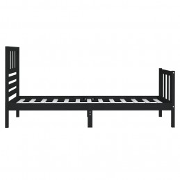 Acquista Giroletto Nero Legno Massello 75x190cm 2FT6 Piccolo Singolo con riferimento GHV-3101117 della ditta GARDENHOME