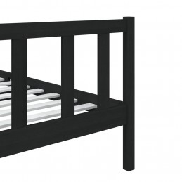 Acquista Giroletto Nero Legno Massello 75x190cm 2FT6 Piccolo Singolo con riferimento GHV-3101117 della ditta GARDENHOME