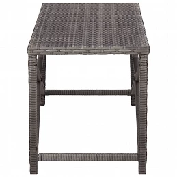 Acquista Panchina da Giardino 120 cm in Polyrattan Grigio con riferimento GHV-46211 della ditta GARDENHOME