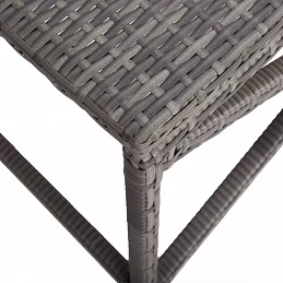 Acquista Panchina da Giardino 120 cm in Polyrattan Grigio con riferimento GHV-46211 della ditta GARDENHOME