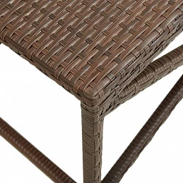 Acquista Panchina da Giardino 120 cm in Polyrattan Marrone con riferimento GHV-46212 della ditta GARDENHOME