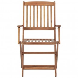 Acquista Sedie da Giardino Pieghevoli 8 pz con Cuscini Massello Acacia con riferimento GHV-3074984 della ditta GARDENHOME