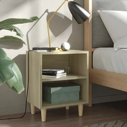 Comodino con Gambe in Legno...