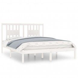 Acquista Giroletto Bianco in Legno Massello di Pino 140x200 cm con riferimento GHV-3104064 della ditta GARDENHOME