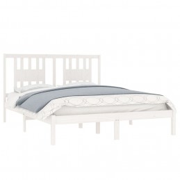 Acquista Giroletto Bianco in Legno Massello di Pino 140x200 cm con riferimento GHV-3104064 della ditta GARDENHOME