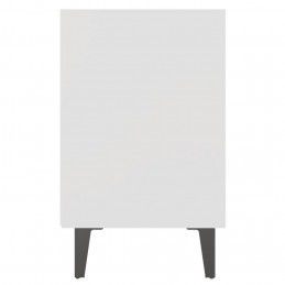 Acquista Comodino con Gambe in Metallo Bianco 40x30x50 cm con riferimento GHV-805797 della ditta GARDENHOME