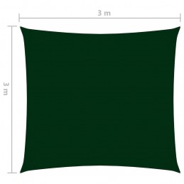 Acquista Parasole a Vela in Tela Oxford Quadrata 3x3 m Verde Scuro con riferimento GHV-135467 della ditta GARDENHOME