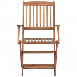 Acquista Sedie da Giardino Pieghevoli 8 pz con Cuscini Massello Acacia con riferimento GHV-3074989 della ditta GARDENHOME