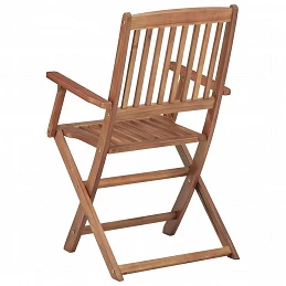 Acquista Sedie da Giardino Pieghevoli 8 pz con Cuscini Massello Acacia con riferimento GHV-3074989 della ditta GARDENHOME
