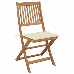 Acquista Sedie da Giardino Pieghevoli 6 pz con Cuscini Massello Acacia con riferimento GHV-3074996 della ditta GARDENHOME