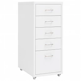 Acquista Schedario Mobile Bianco 28x41x69 cm in Metallo con riferimento GHV-335913 della ditta GARDENHOME