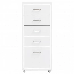 Acquista Schedario Mobile Bianco 28x41x69 cm in Metallo con riferimento GHV-335913 della ditta GARDENHOME