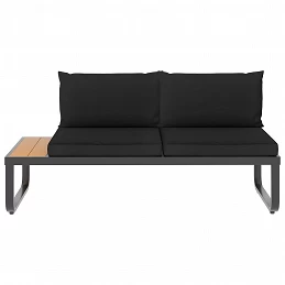 Acquista Set Divano da Giardino 4 pz ad Angolo Cuscini in Alluminio WPC con riferimento GHV-48653 della ditta GARDENHOME